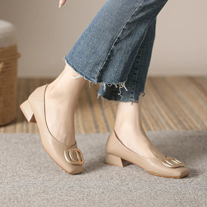Elegant Mid-Heel Pumps