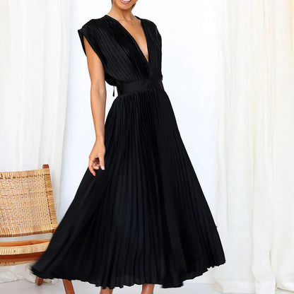 Elegant-Pleat Aroa Dress