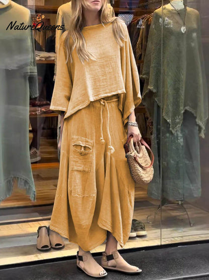Elegante Casual-Tweedelige Jurk