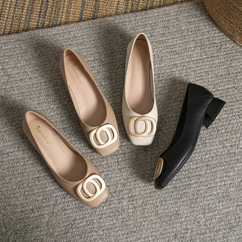 Elegant Mid-Heel Pumps