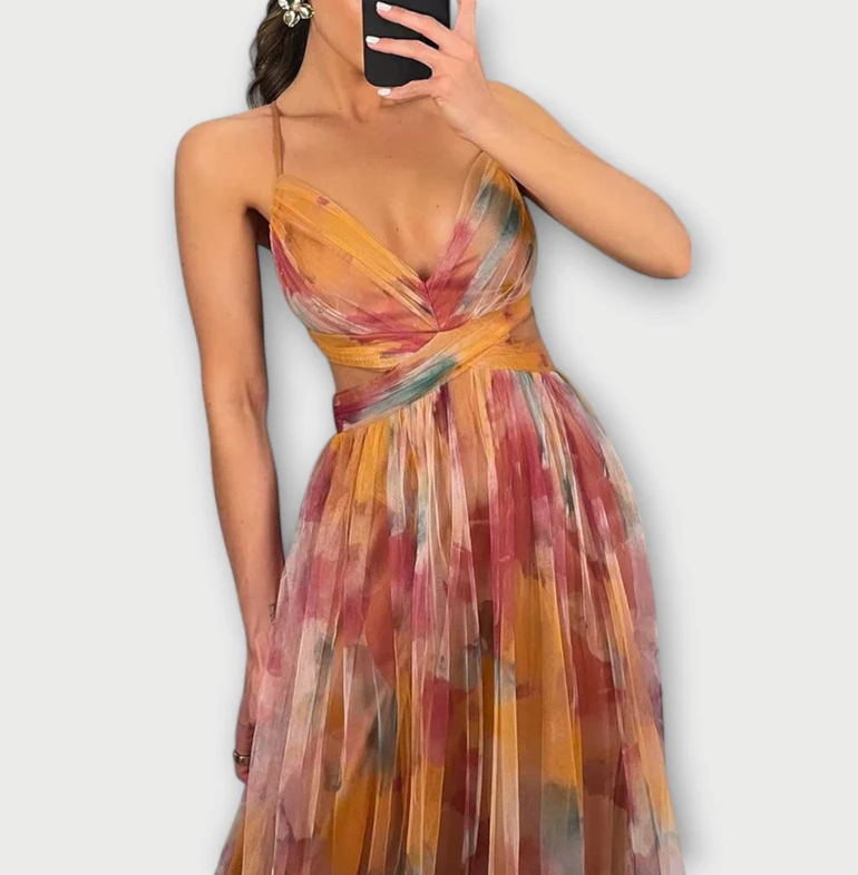 Elegante Vloeiende Jurk