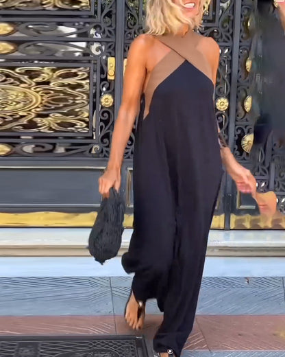 Elegant Silhouette Maxi Dress