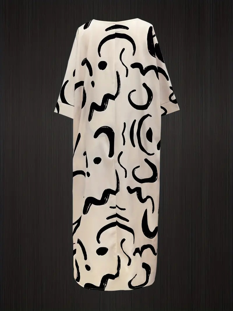 Strijkvrije Print Blouse