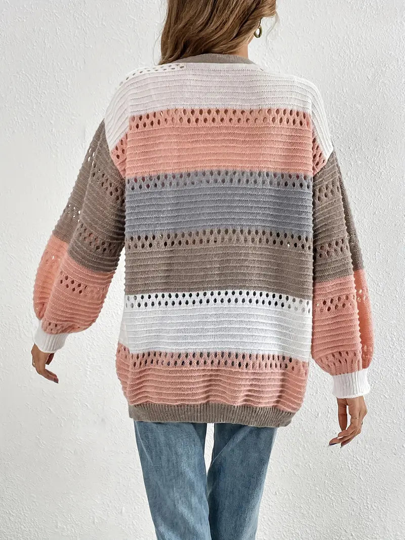 Flatterende V-Hals Cardigan