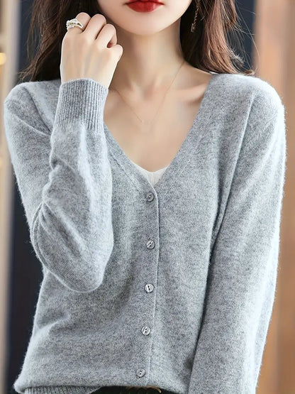 Flatterende V-Hals Mantel