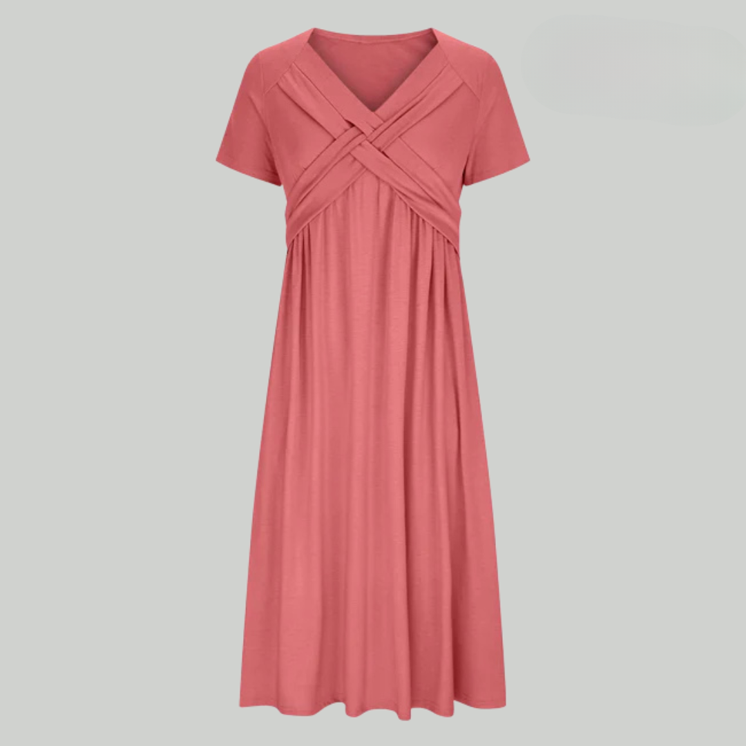 Flatterende Jurk met Buikbedekking