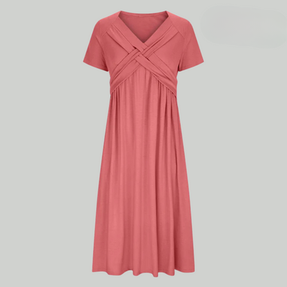 Flatterende Jurk met Buikbedekking