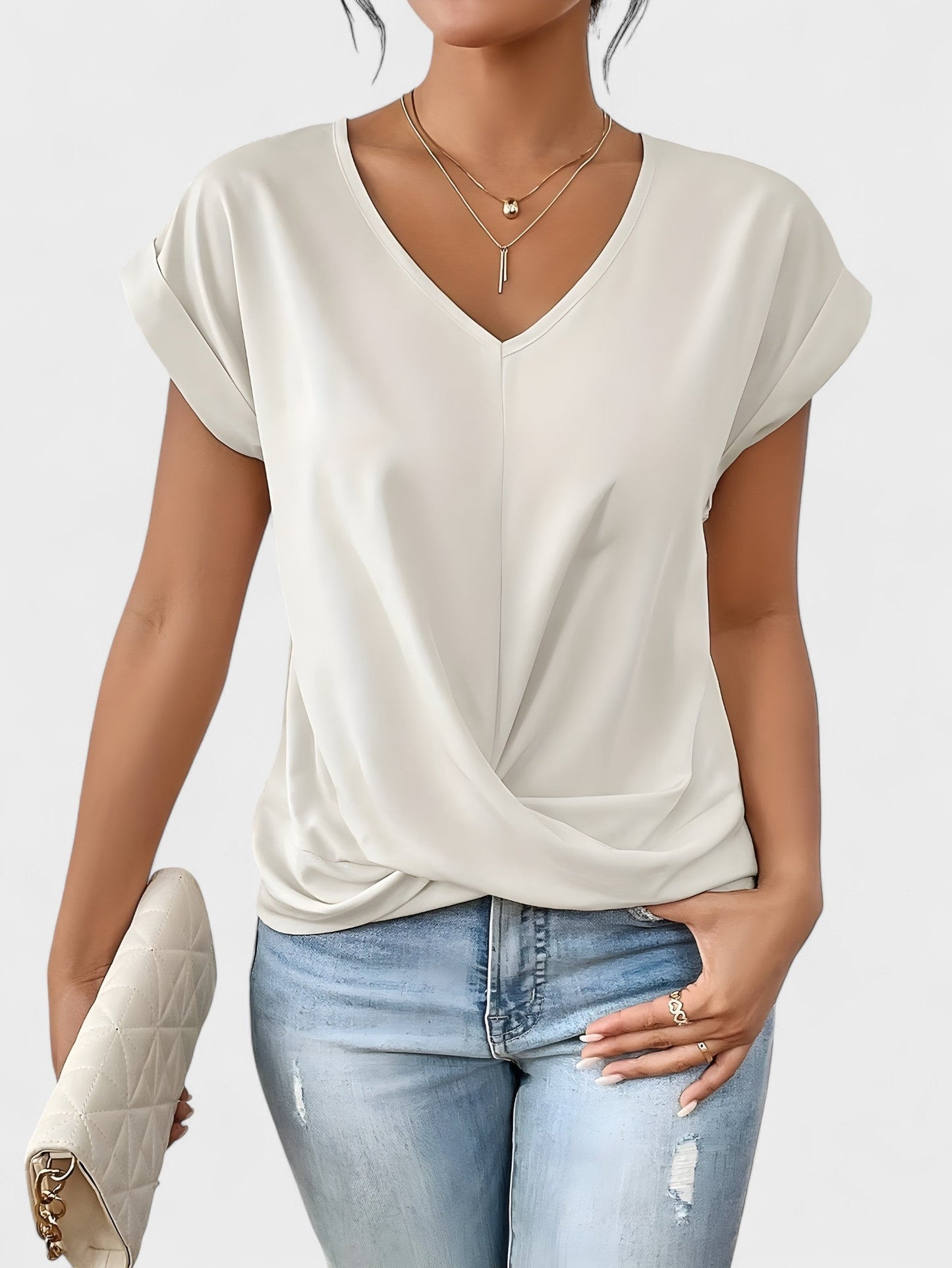 Vrouwelijk Twist-Front Top