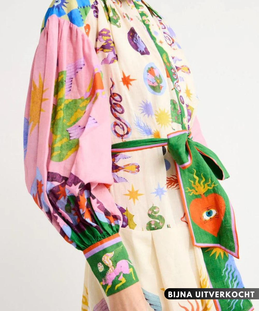 Elegant Italian Maxi-Kleid