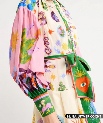 Elegant Italian Maxi-Kleid