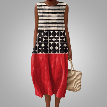 Grafische Zomer Jurk