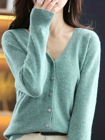 Flatterende V-Hals Mantel