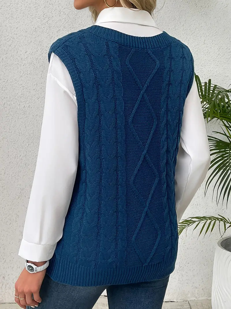 Flatterende V-Hals Trui