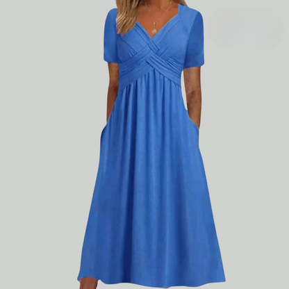 Flatterende Jurk met Buikbedekking