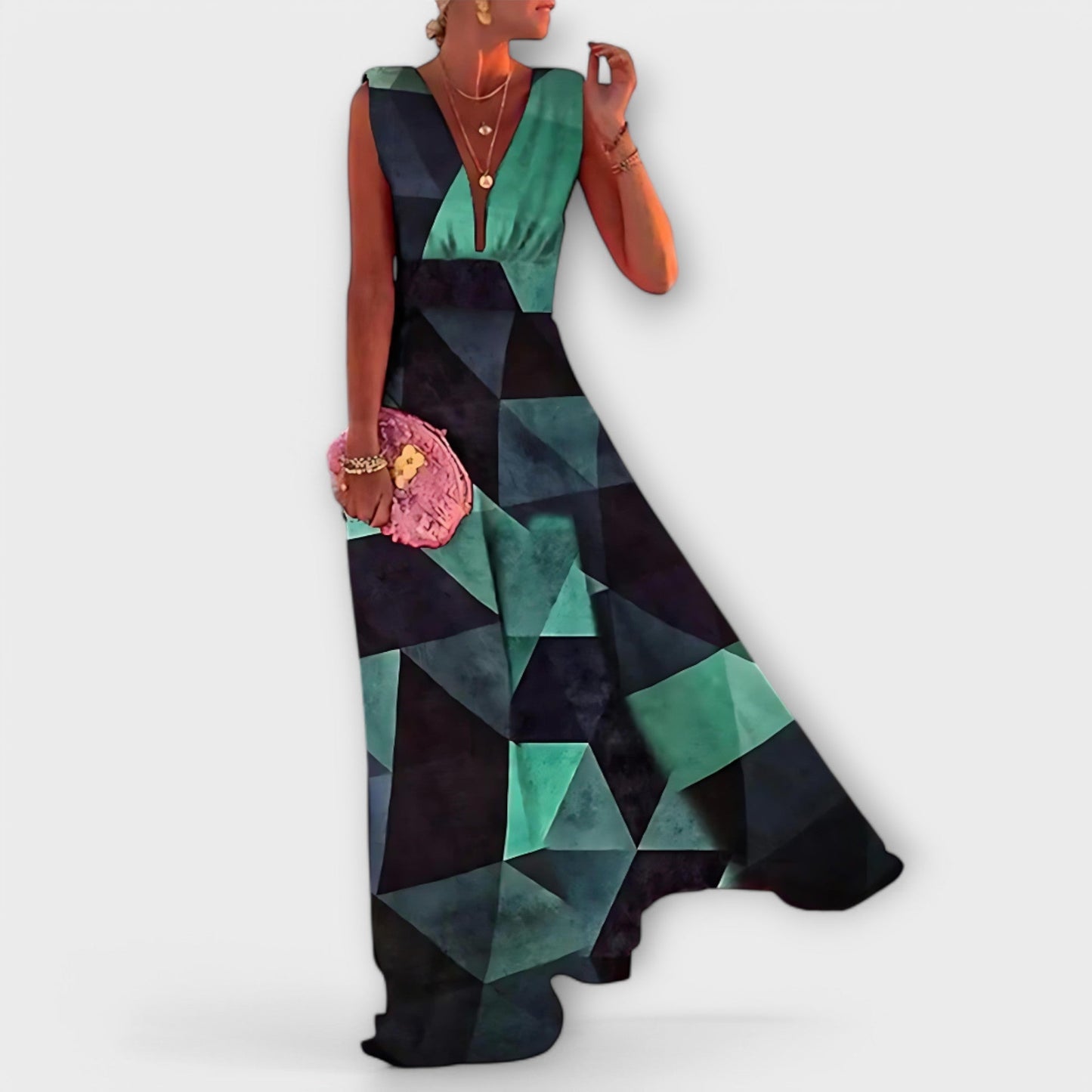 Elegant Zomerjurk Met Print