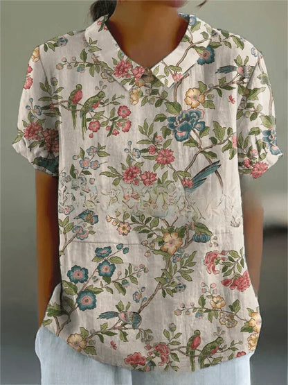 Comfort-Bloom Blouse