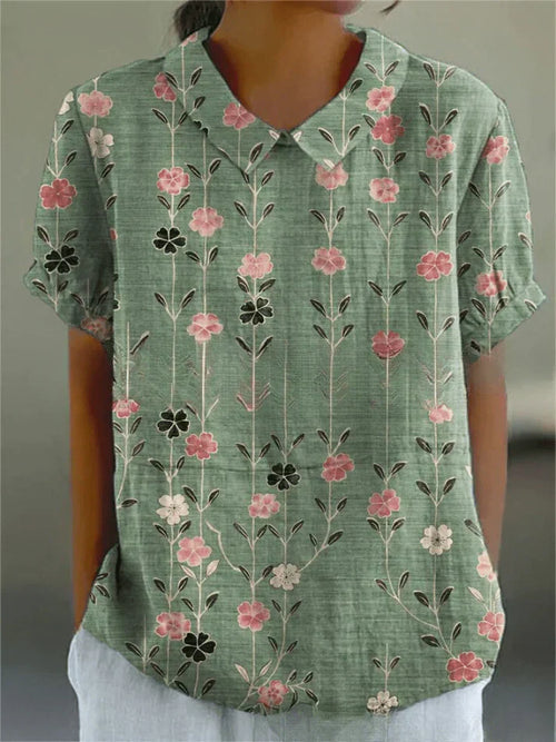 Comfort-Bloom Blouse