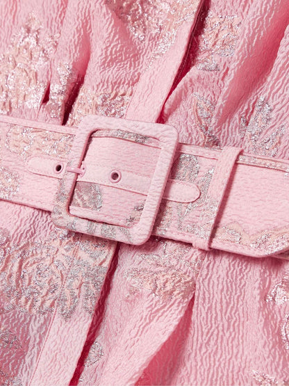 Flatterende Bloemenjurk met Tailleband