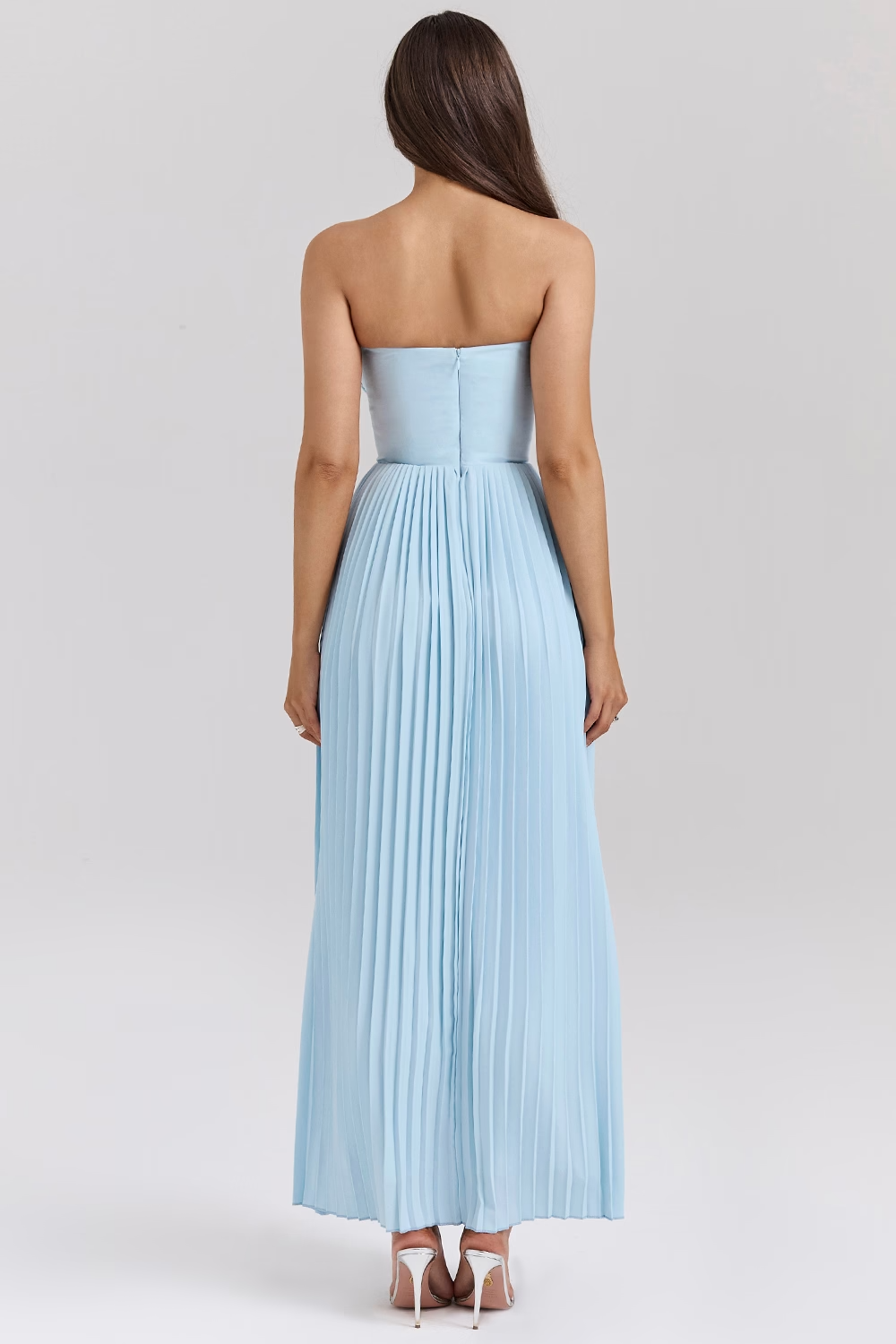 Celeste Midi Jurk: Vol Elegantie