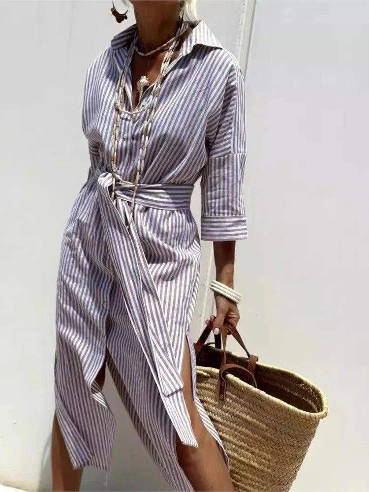 Chic Striped Summer Dress