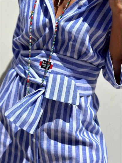 Chic Striped Summer Dress