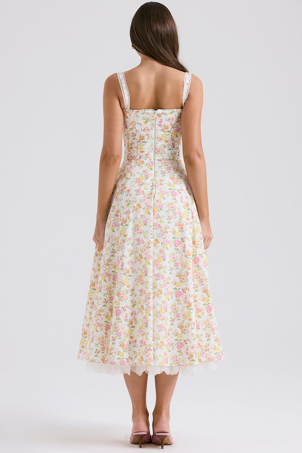 Floral Elegance Midi Dress