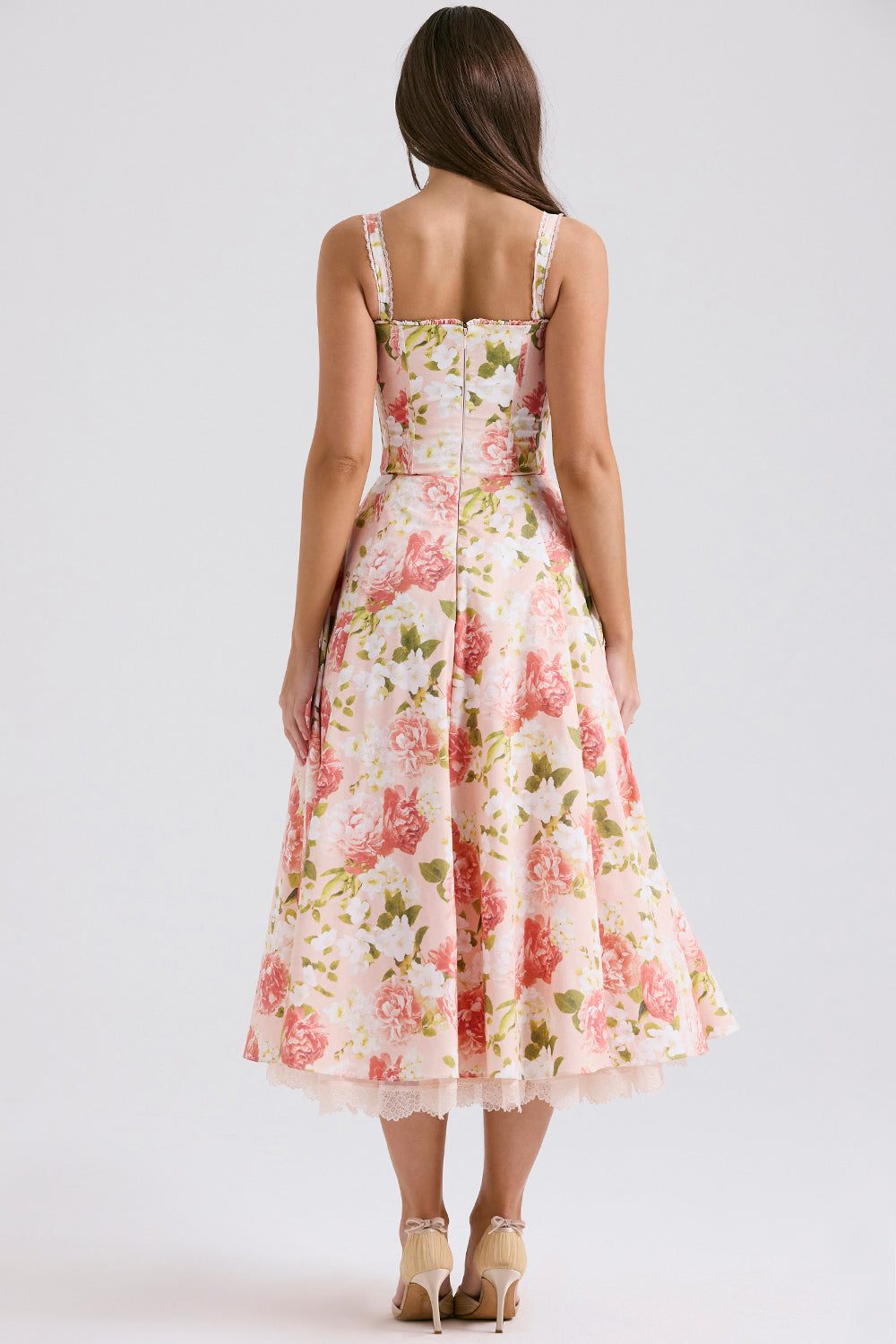 Floral Elegance Midi Dress
