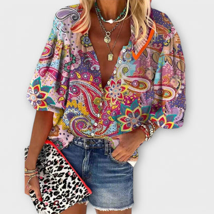 Elegant Retro Blouse