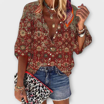 Elegant Retro Blouse