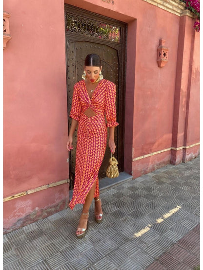 Luxe Satijnen Zomerjurk