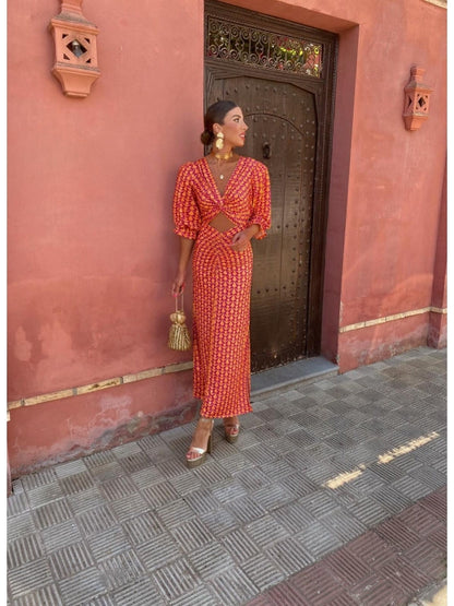 Luxe Satijnen Zomerjurk