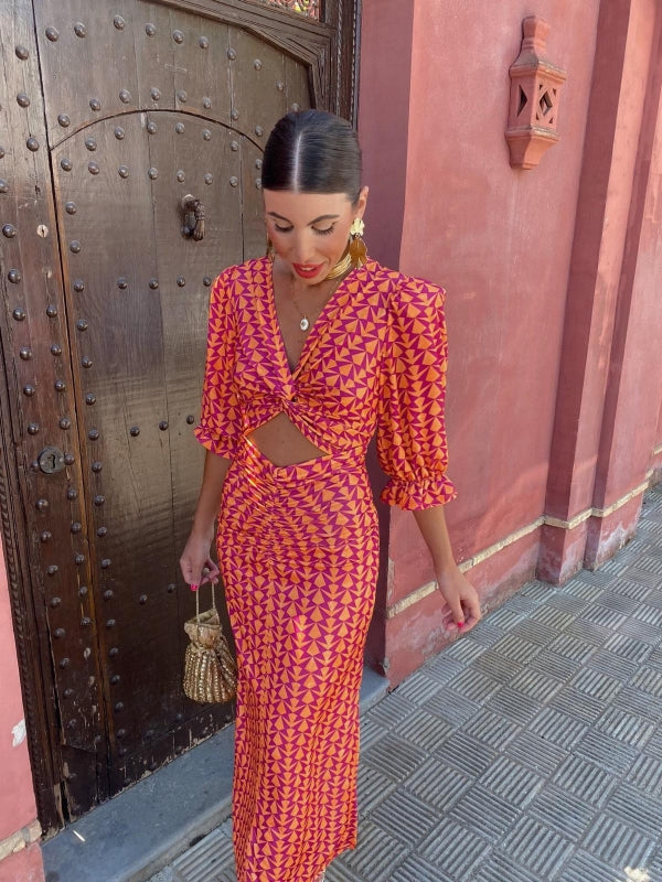 Luxe Satijnen Zomerjurk