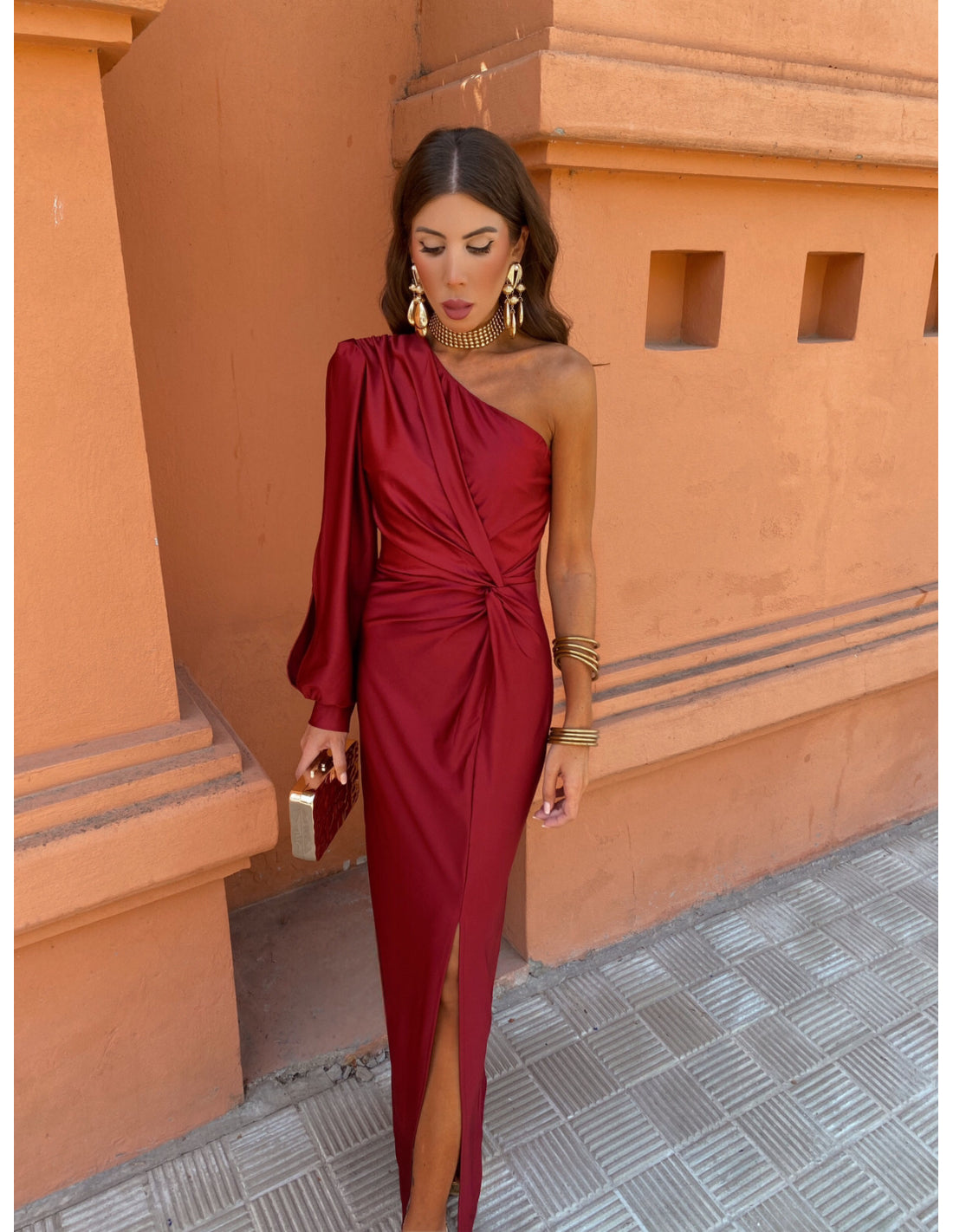 Elegant One-Shoulder Dress