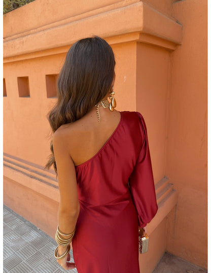 Elegant One-Shoulder Dress
