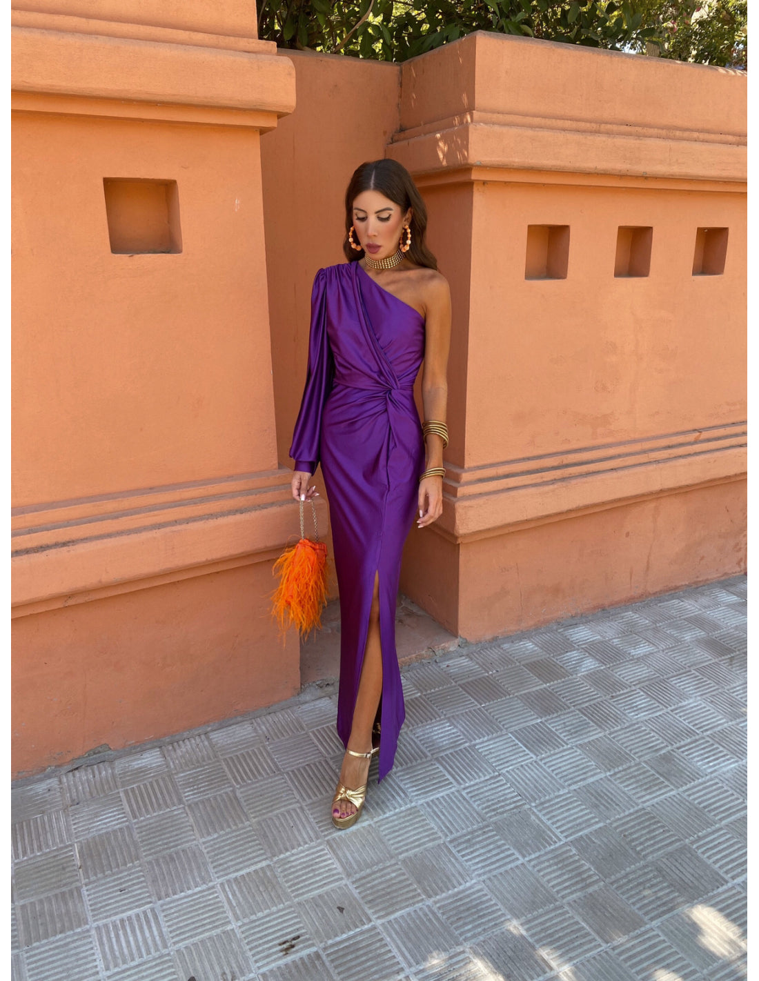 Elegant One-Shoulder Dress