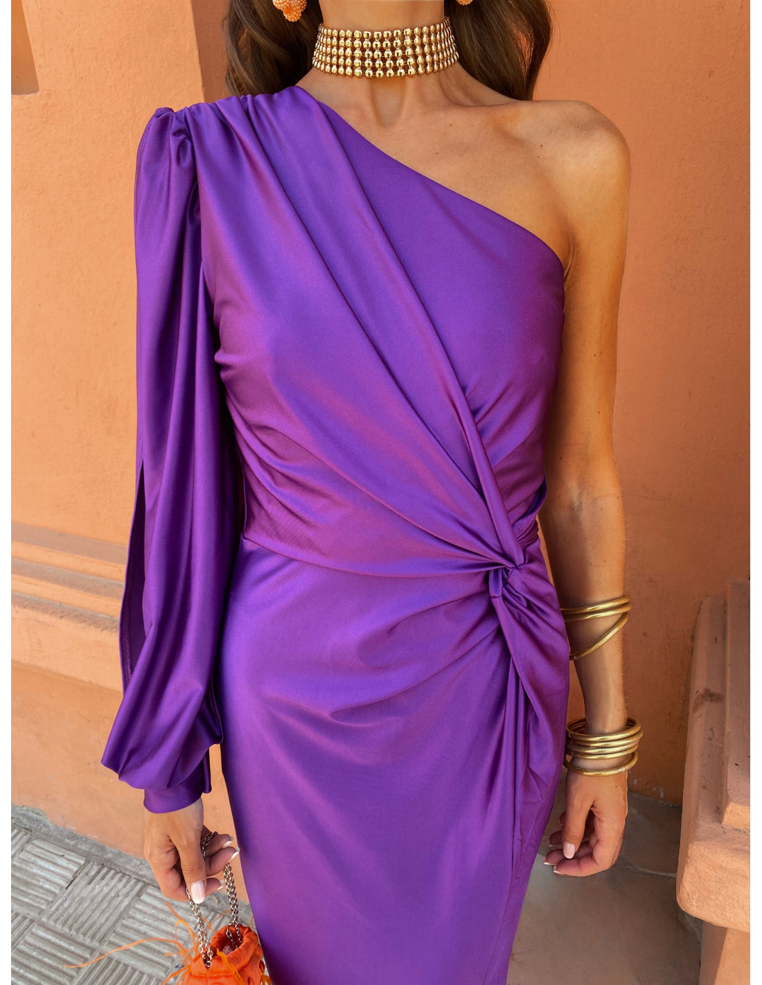 Elegant One-Shoulder Dress