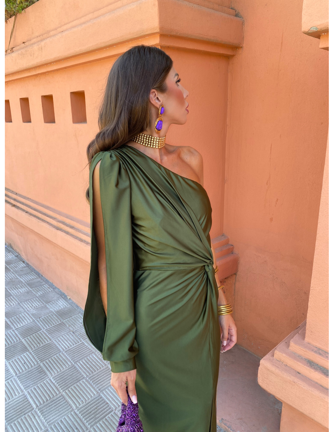 Elegant One-Shoulder Dress
