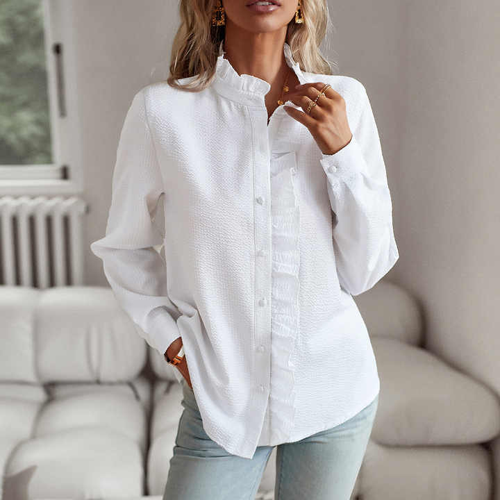 Elegant Ruffle Shirt